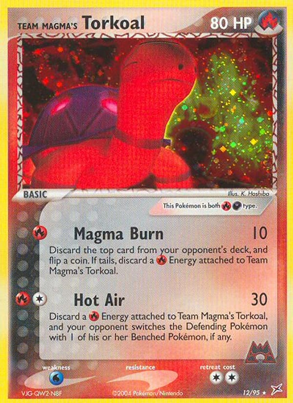 Team Magma's Torkoal, EX Team Magma vs Team Aqua · 12/95