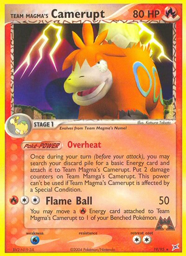 Team Magma's Camerupt, World Championship Decks · 19/95