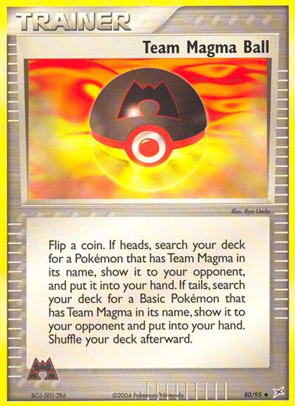 Team Magma Ball, EX Team Magma vs Team Aqua · 80/95