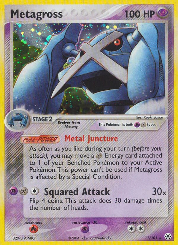Metagross, EX Hidden Legends · 11/101