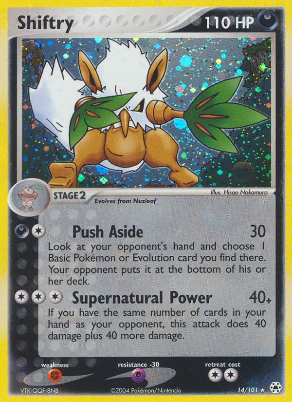 Shiftry, EX Hidden Legends · 14/101