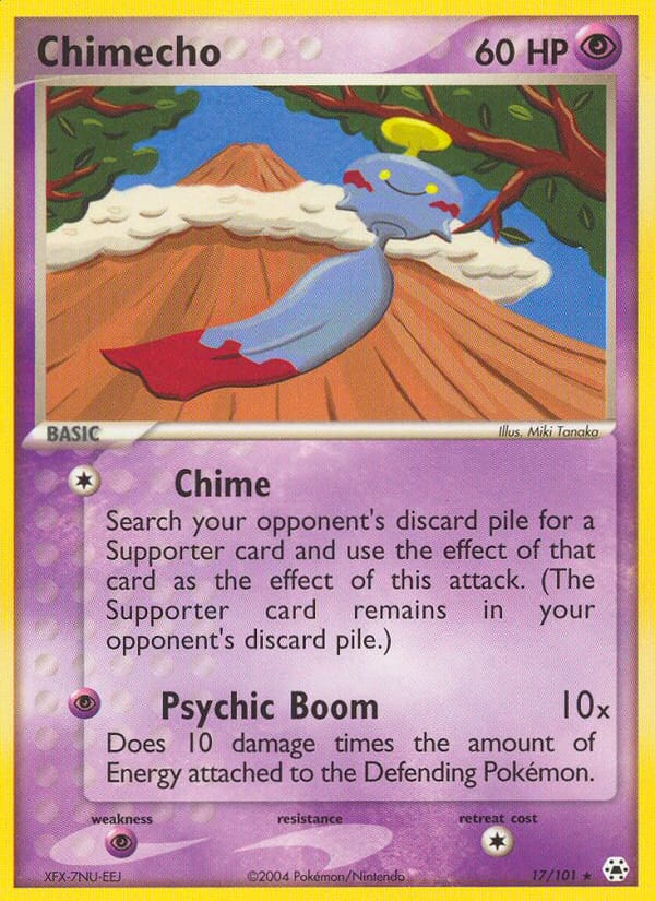 Chimecho, EX Hidden Legends · 17/101