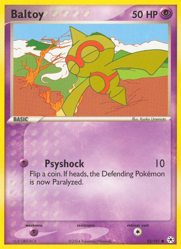 Baltoy, EX Hidden Legends · 52/101
