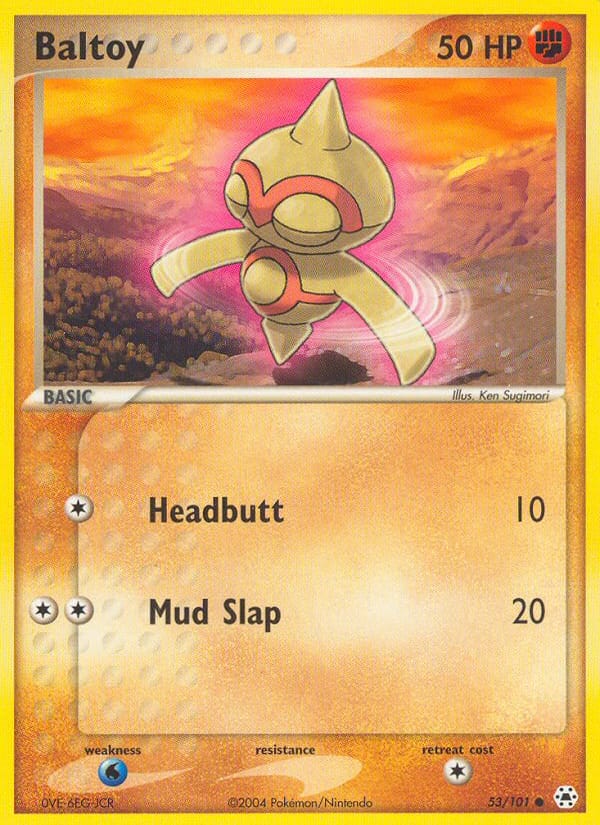Baltoy, EX Hidden Legends · 53/101