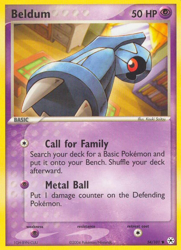 Beldum, EX Hidden Legends · 54/101