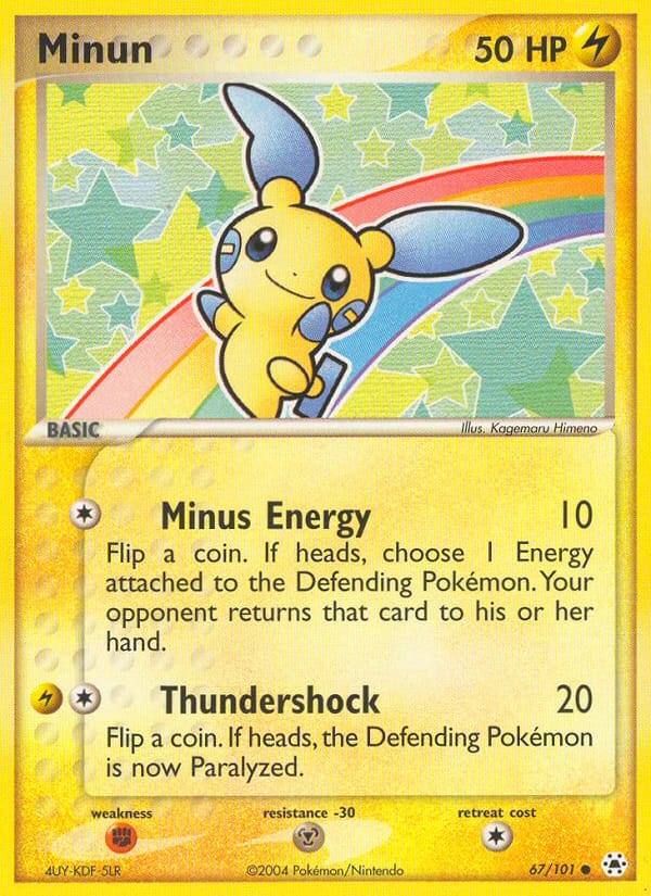 Minun, EX Hidden Legends · 67/101