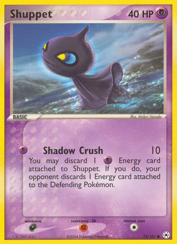 Shuppet, EX Hidden Legends · 72/101