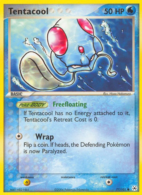 Tentacool, EX Hidden Legends · 77/101