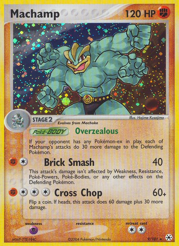 Machamp, EX Hidden Legends · 9/101