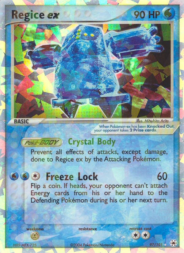 Regice ex, EX Hidden Legends · 97/101