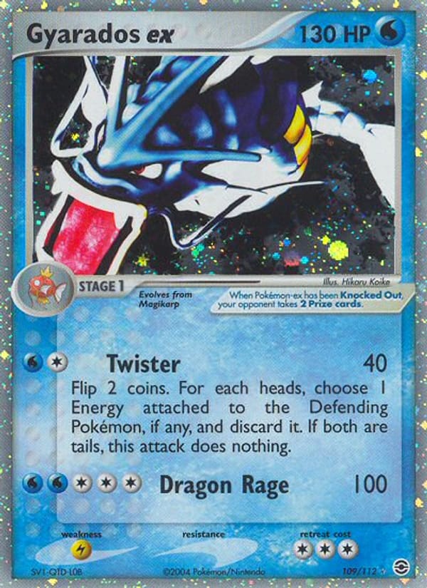 Gyarados ex, EX FireRed & LeafGreen · 109/112