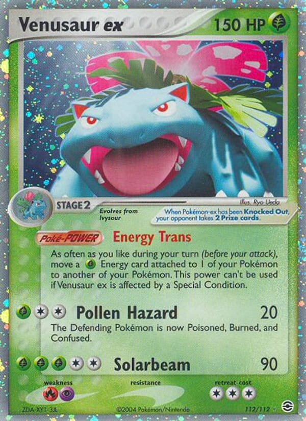 Venusaur ex, EX FireRed & LeafGreen · 112/112