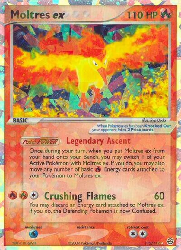 Moltres ex, EX FireRed & LeafGreen · 115/112