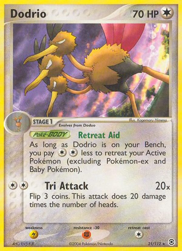 Dodrio, EX FireRed & LeafGreen · 21/112