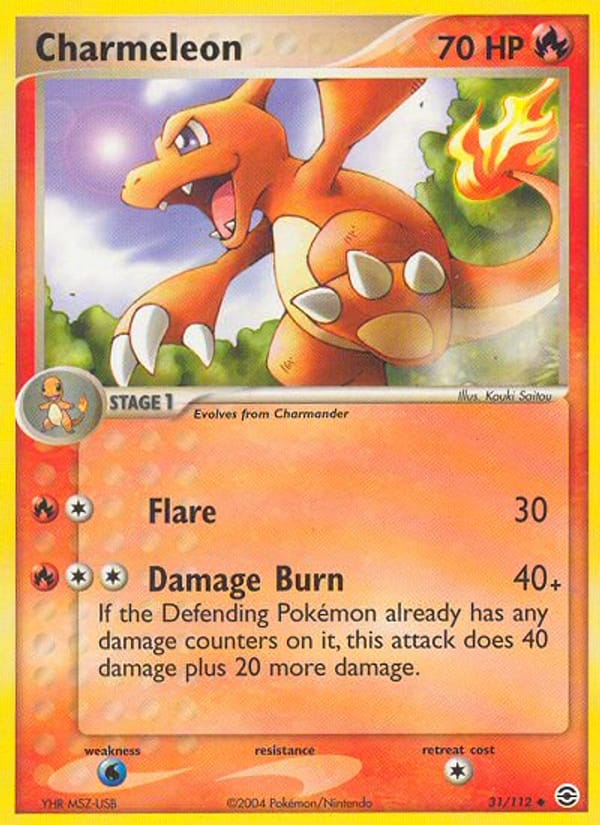 Charmeleon, EX FireRed & LeafGreen · 31/112