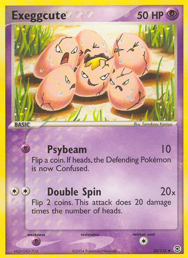 Exeggcute, EX FireRed & LeafGreen · 33/112