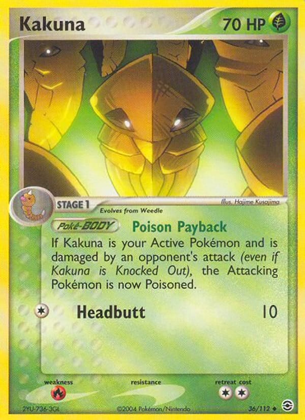 Kakuna, EX FireRed & LeafGreen · 36/112