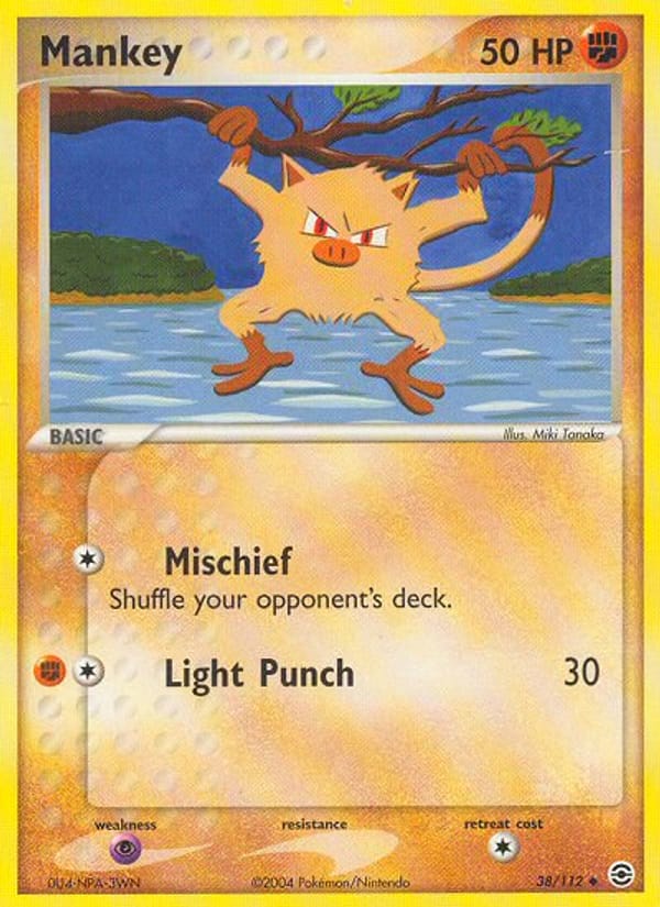 Mankey, EX FireRed & LeafGreen · 38/112