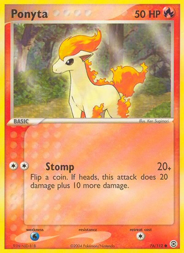 Ponyta, EX FireRed & LeafGreen · 76/112