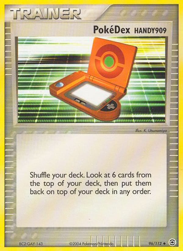 PokeDex, EX FireRed & LeafGreen · 96/112