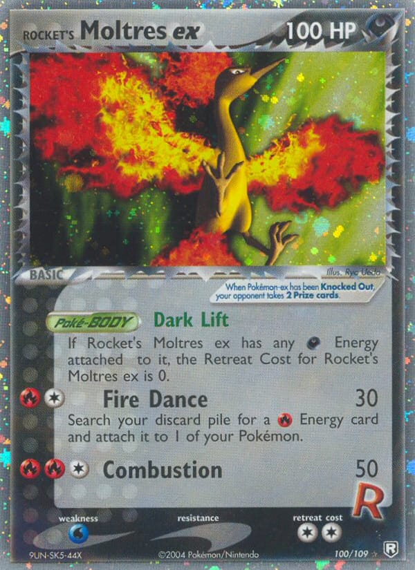 Rocket's Moltres ex, EX Team Rocket Returns · 100/109