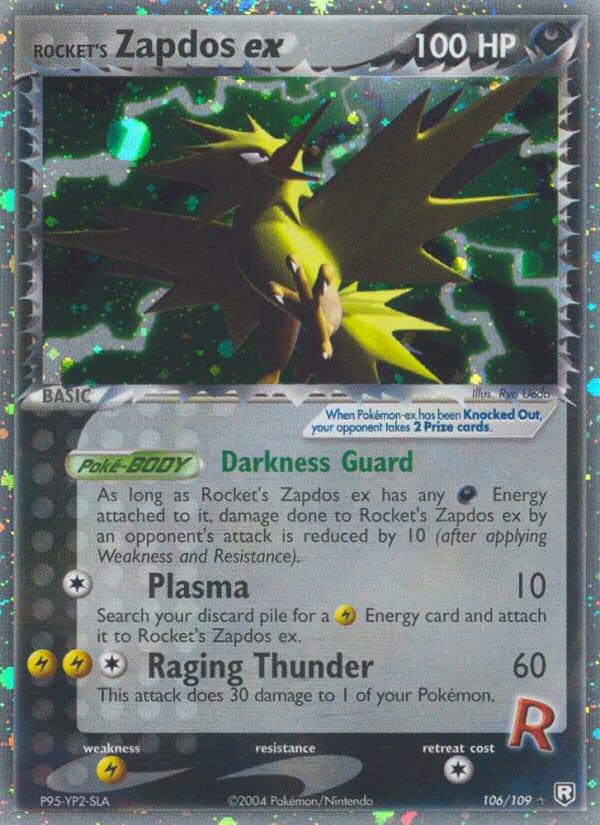 Rocket's Zapdos ex, EX Team Rocket Returns · 106/109