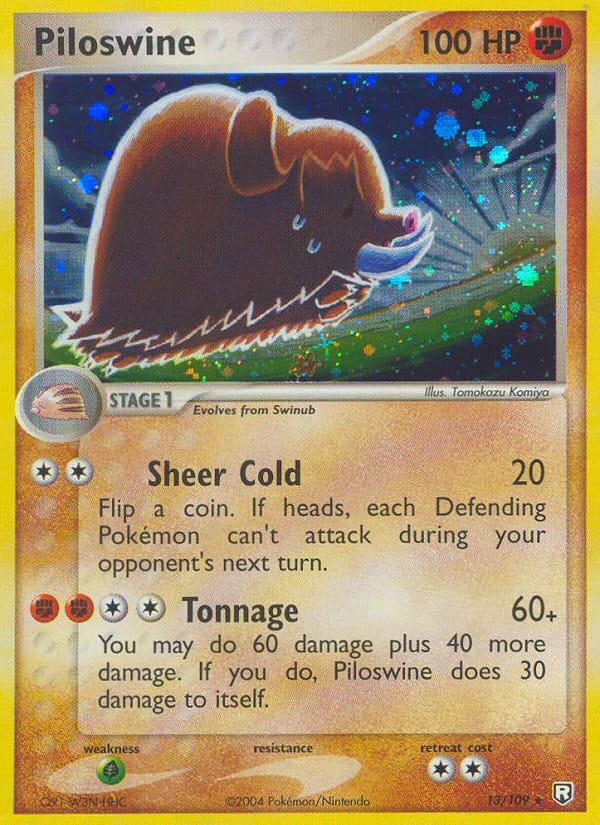Piloswine, EX Team Rocket Returns · 13/109