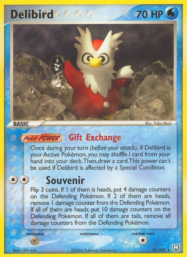 Delibird, EX Team Rocket Returns · 21/109
