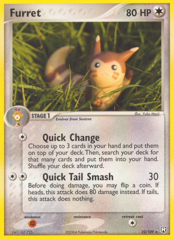 Furret, EX Team Rocket Returns · 22/109