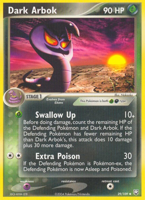 Dark Arbok, EX Team Rocket Returns · 29/109
