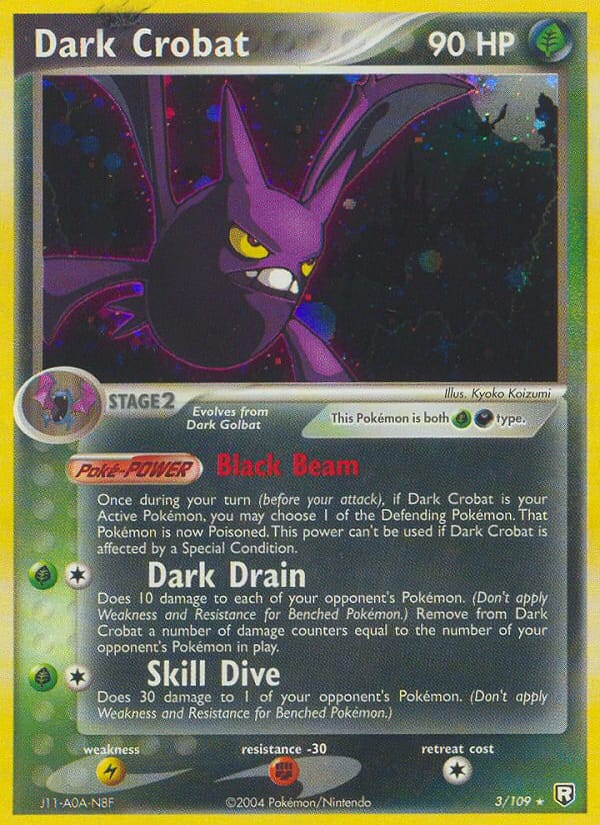 Dark Crobat, EX Team Rocket Returns · 3/109