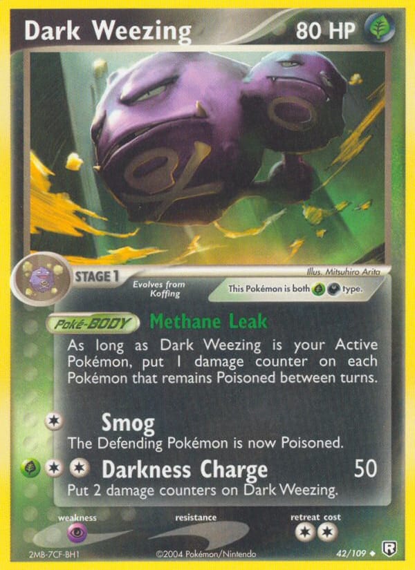 Dark Weezing, EX Team Rocket Returns · 42/109