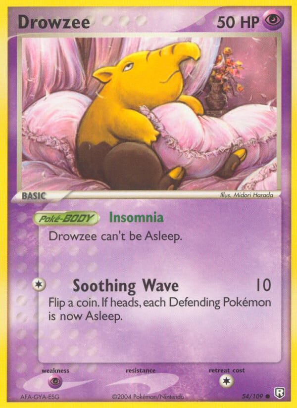 Drowzee, EX Team Rocket Returns · 54/109