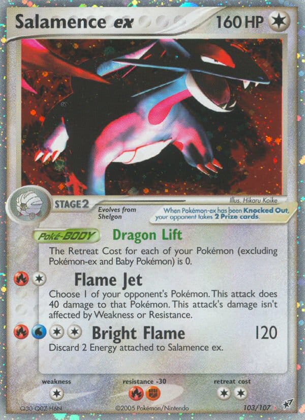 Salamence ex, EX Deoxys · 103/107