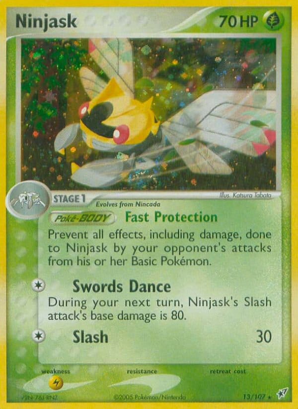 Ninjask, EX Deoxys · 13/107