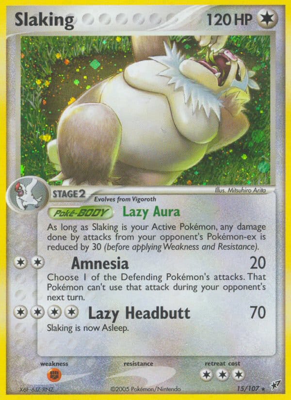 Slaking, EX Deoxys · 15/107