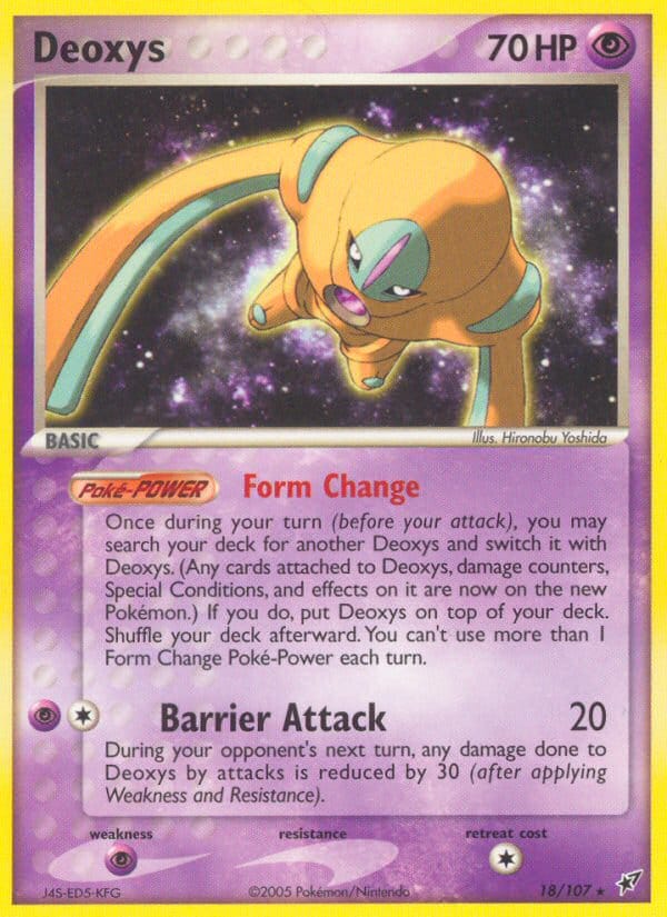 Deoxys, EX Deoxys · 18/107