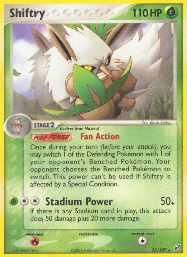 Shiftry, EX Deoxys · 25/107