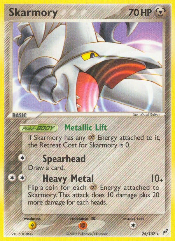 Skarmory, EX Deoxys · 26/107
