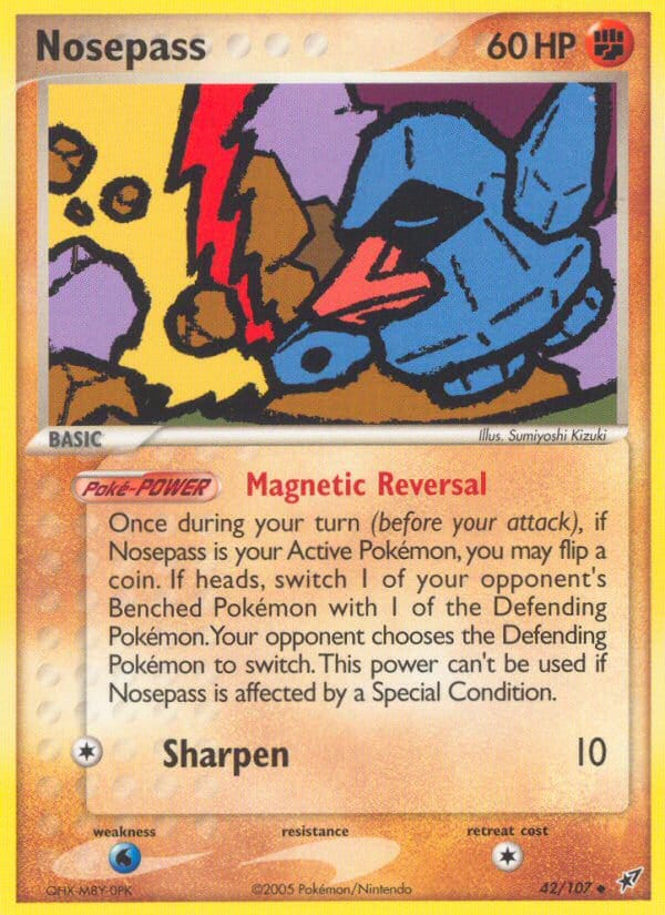 Nosepass, EX Deoxys · 42/107