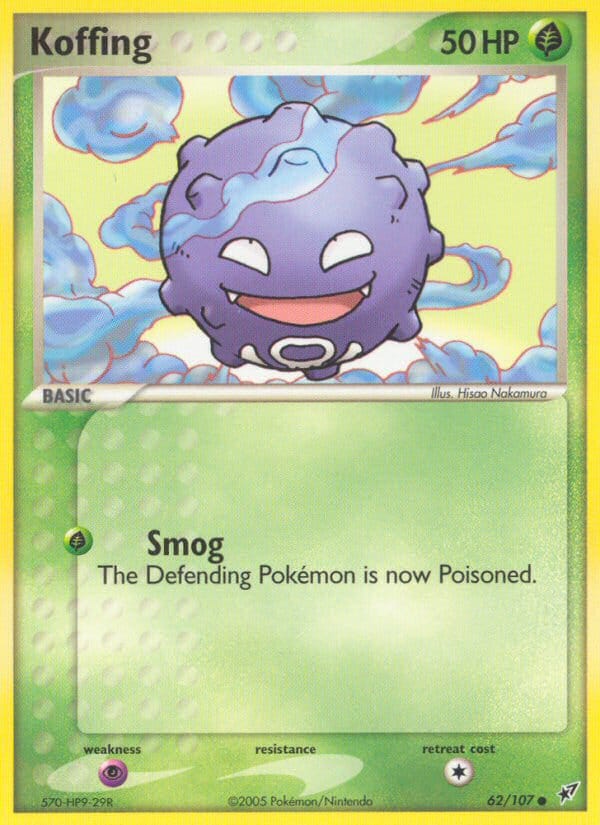 Koffing, EX Deoxys · 62/107