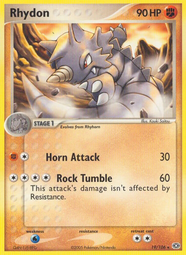 Rhydon, EX Emerald · 19/106