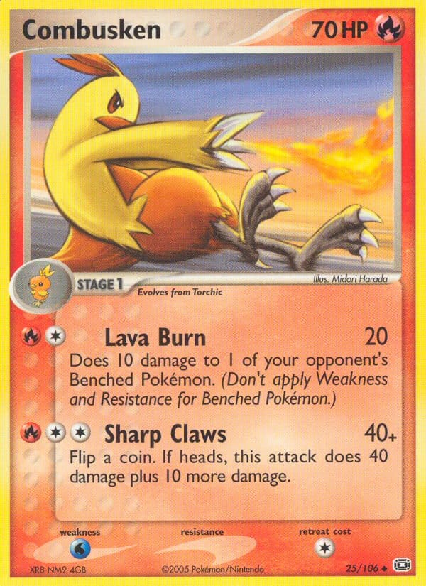 Combusken, EX Emerald · 25/106