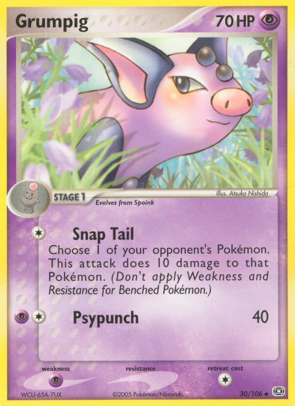 Grumpig, EX Emerald · 30/106