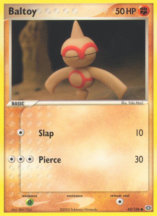 Baltoy, EX Emerald · 43/106