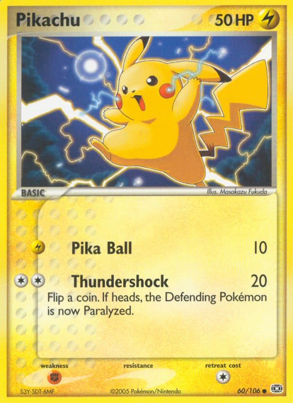 Pikachu, EX Emerald · 60/106