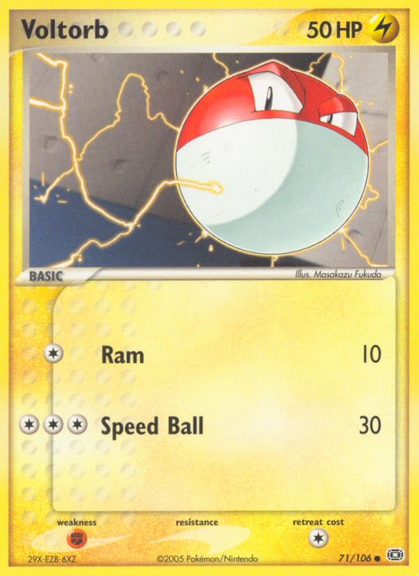 Voltorb, EX Emerald · 71/106