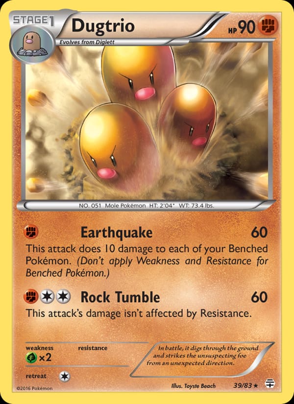 Dugtrio, Generations · 39/83