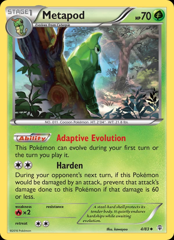 Metapod, Generations · 4/83