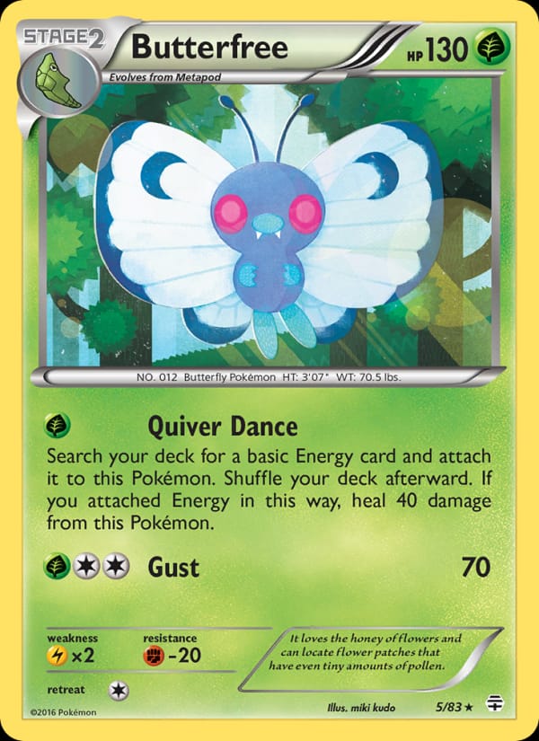 Butterfree, Generations · 5/83